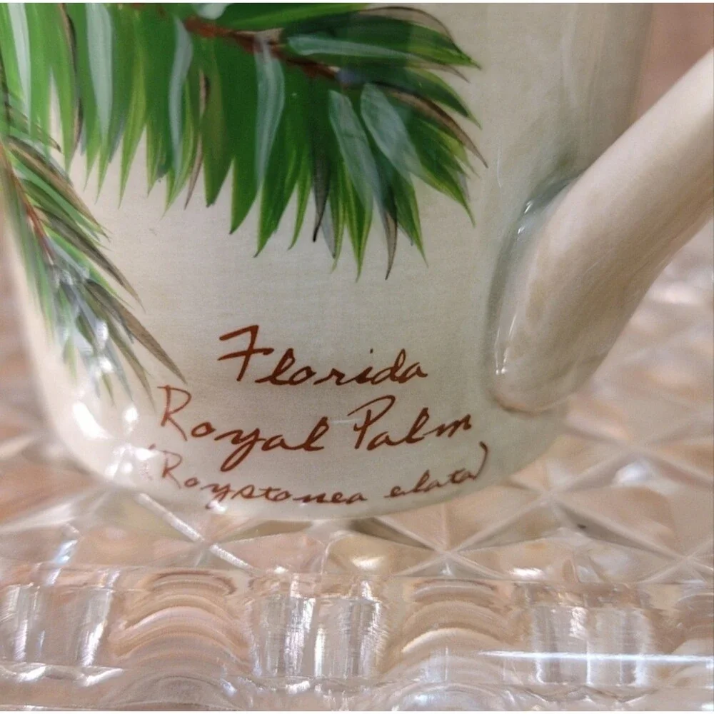 Palm Island Teapot and Cups. Palm Island Cream by FLORIDA.